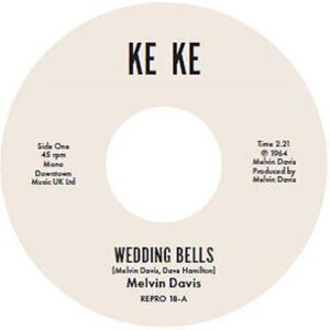 Melvin Davis - Wedding Bells / It's No News  7-INCH SINGLE
